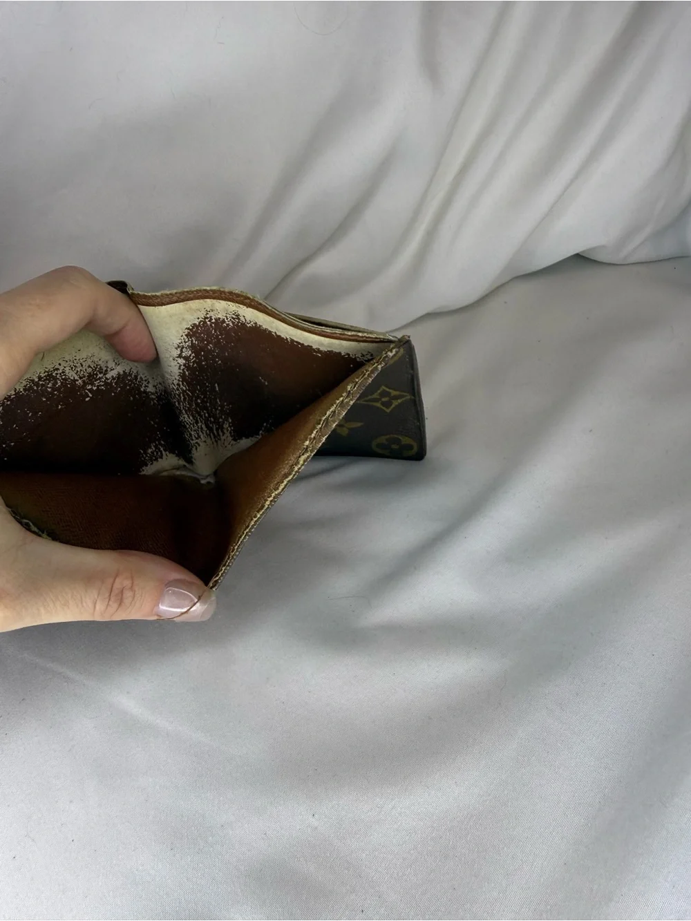 Louis Vuitton Monogram Bifold Wallet in Dark Brown and Tan - Picture 7 of 7